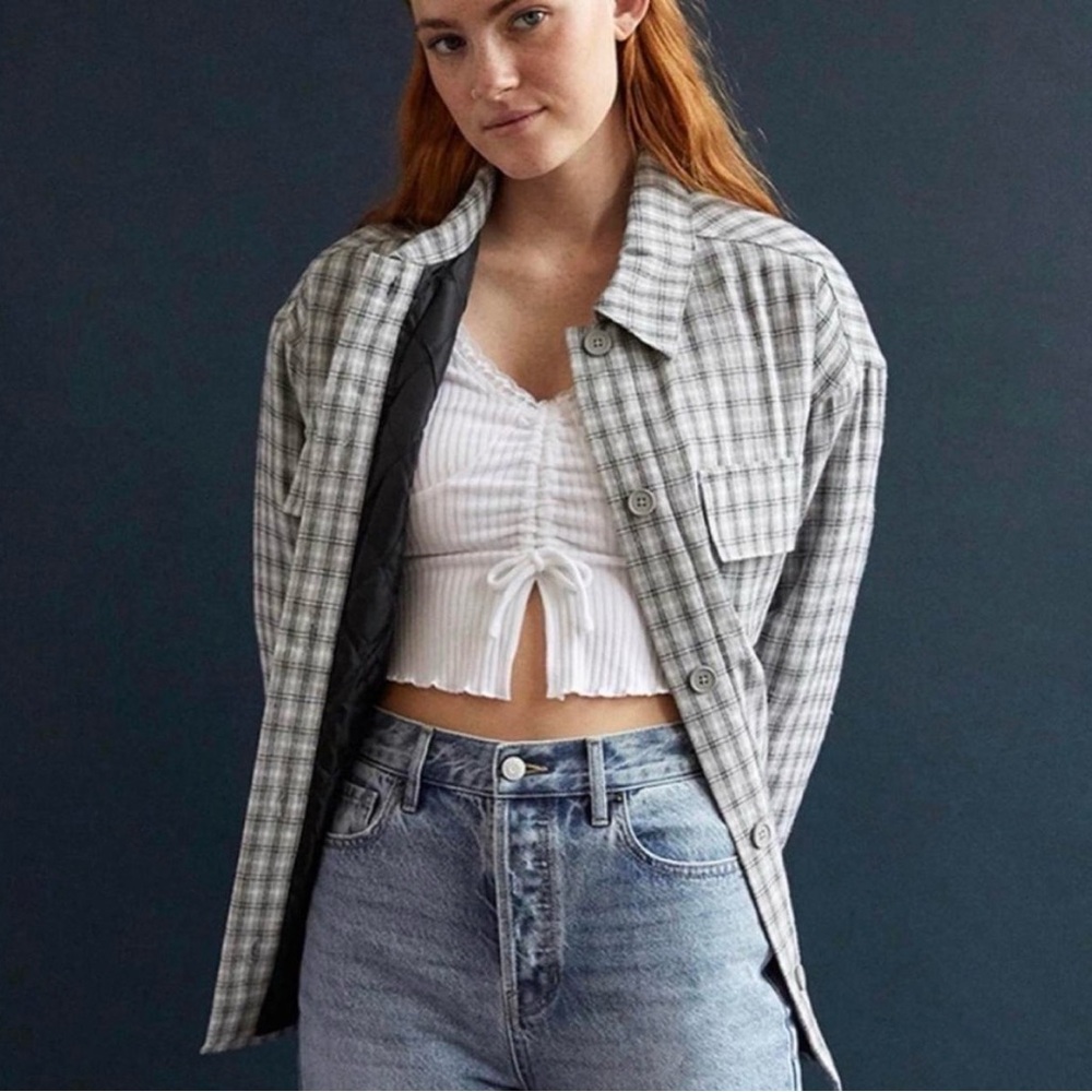 PacSun plaid jacket size da